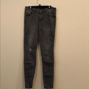 Women’s grey blue jeans, Harper brand, size 26.